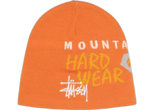 Stussy x Mountain Hardwear Caelum Dome Beanie Alpine Orange