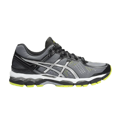 Asics Gel Kayano 22 4E Wide 'Charcoal Silver Lime'