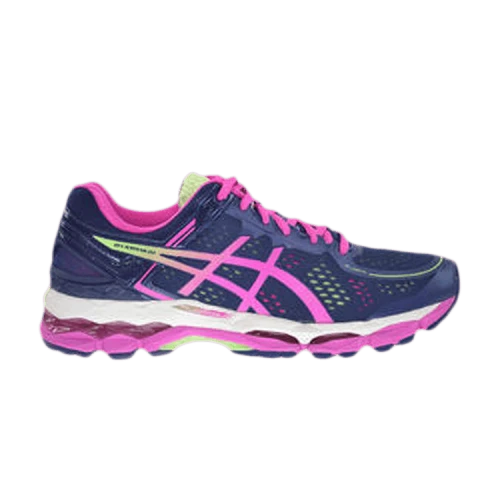 Asics Gel Kayano 22 Wide 'Indigo Blue Pink Glow' (Women's)
