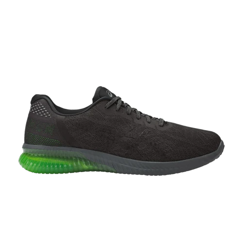 ASICS Gel-Kenun Dark Grey Black Green Gecko