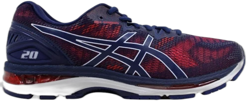 ASICS Gel-Nimbus 20 Indigo Blue Fiery Red