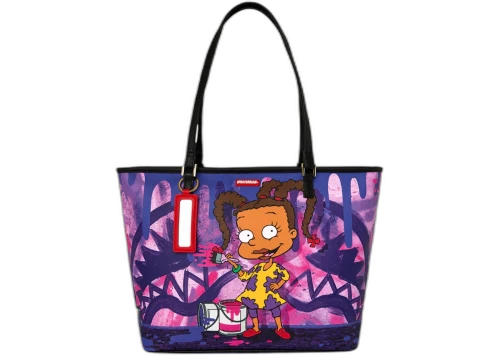 Sprayground Rugrats Susie Painting Shark Tote Multicolor