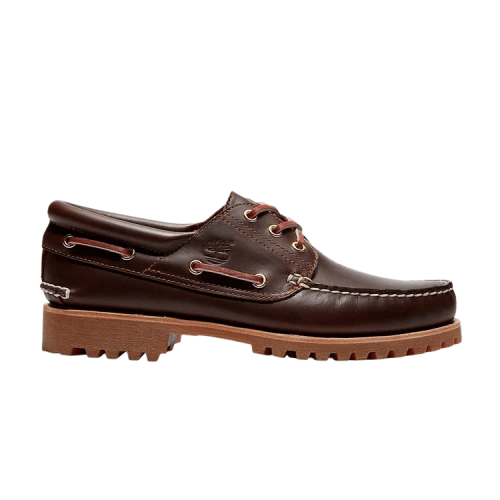 Timberland 3-Eye Lug Handsewn Boat Wide 'Brown'