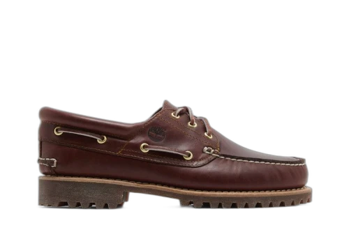Timberland 3-Eye Lug Handsewn Boat Shoe Burgundy