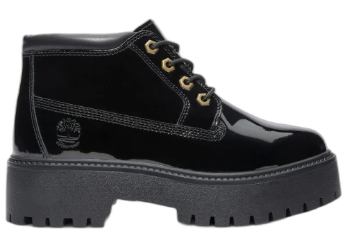 Timberland Stone Street Platform Chukka Black Patent Leather (Women's)