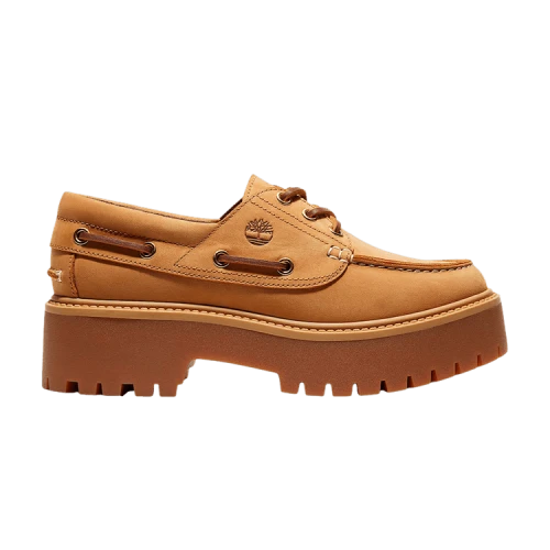 Timberland Stone Street Platform Boat Shoe 'Wheat' (Women's)