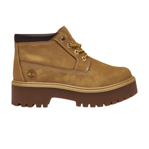 Timberland Stone Street Waterproof Platform Boot Wheat (Women's)