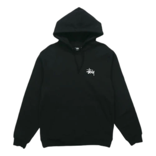 Stussy Basic Alphabet Logo Pullover Unisex Black