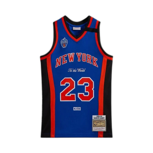 Kith And Mitchell & Ness For The New York Knicks Marcus Camby Jersey 'Knicks Blue/Knicks Orange'
