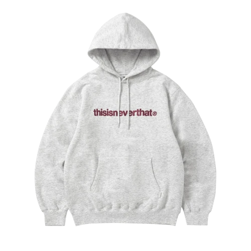 thisisneverthat T-Logo Hoodie 'Light Heather Grey'