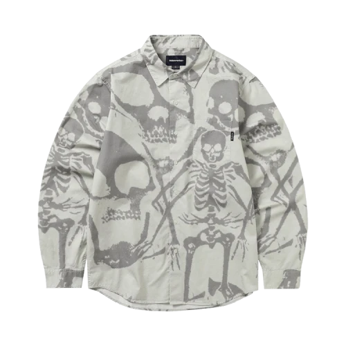 thisisneverthat Skeletons Shirt 'Stone'