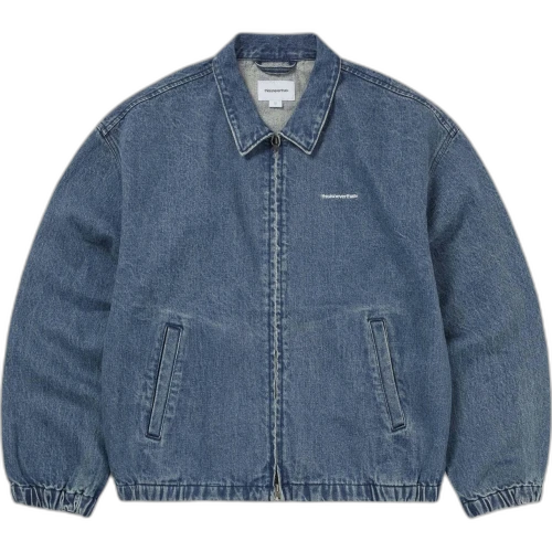 Thisisneverthat SS26 Denim Blouson Jacket Blue Denim Jacket Unisex