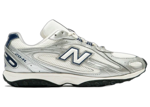 New Balance 204L Sea Salt Silver Metallic Navy
