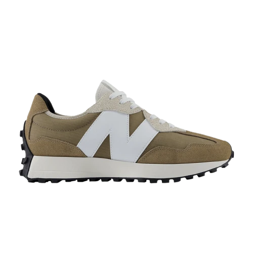 New Balance 327 Mushroom White