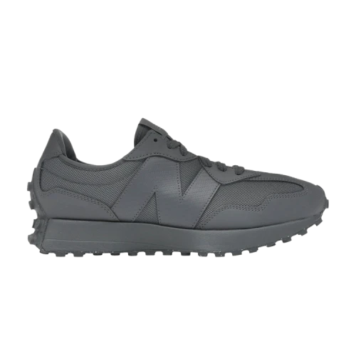 New Balance 327 Grey Carbon Fiber Logo