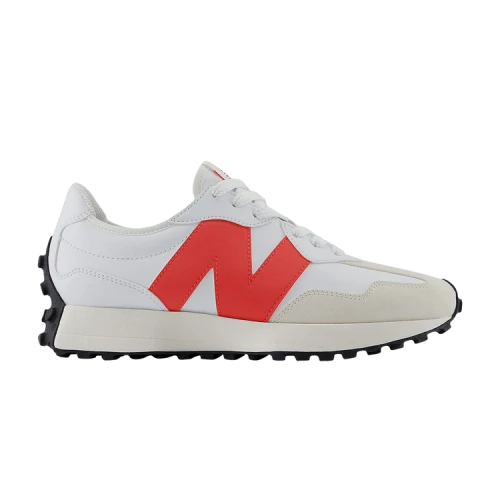New Balance 327 White Burst Red