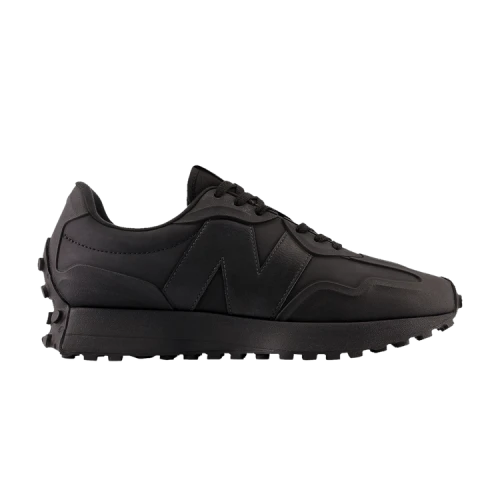 New Balance 327 Triple Black Nubuck