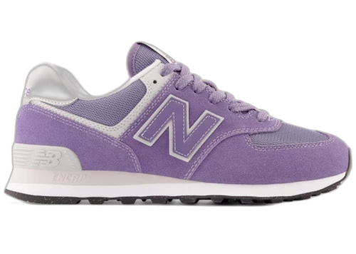 New Balance 574 Lavender White