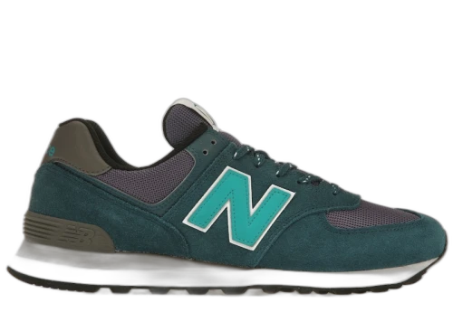 New Balance 574 Teal Purple