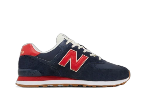 New Balance 574 Navy Red