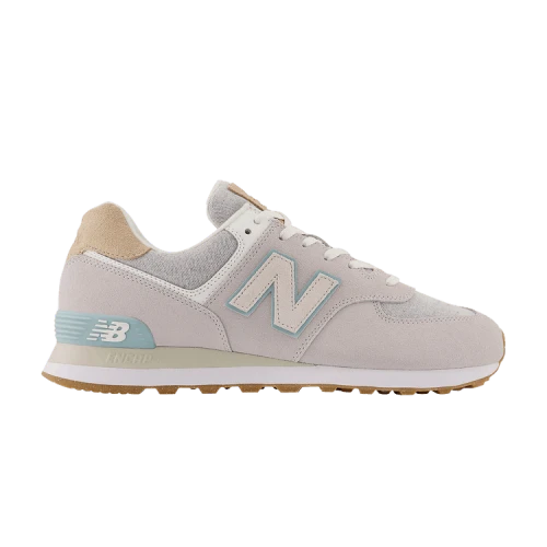 New Balance 574 Grey White Light Blue Gum
