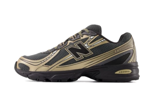 New Balance 740v2 Black Castlerock Gold Metallic