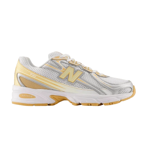 New Balance 740 White Indoor Court Ash Wood