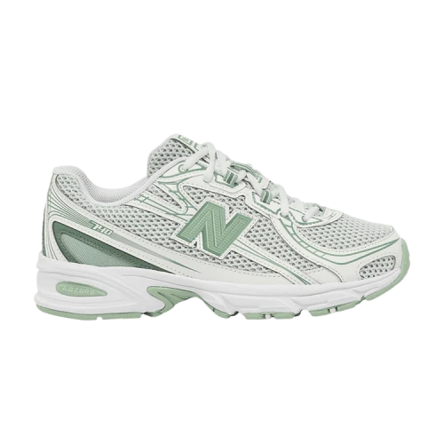 New Balance 740 White Mint Metallic Silver