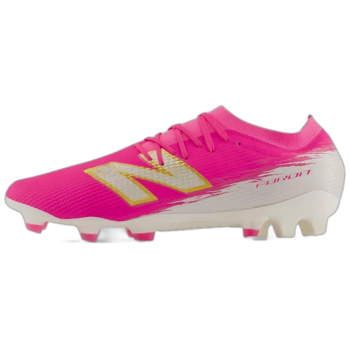 New Balance Furon Team FG V8 'Pink Heat Sea Salt Gold Metallic'