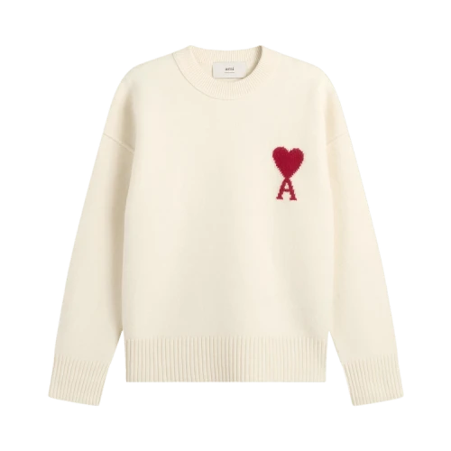 AMI Knitwear T-Shirt 'White'