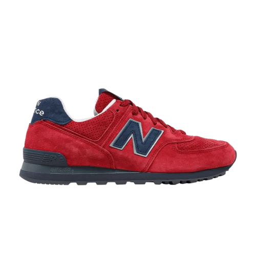New Balance 574 MiUSA Gym Red Navy