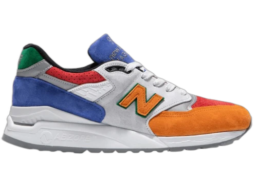 New Balance 998 Bodega Blue Green Red