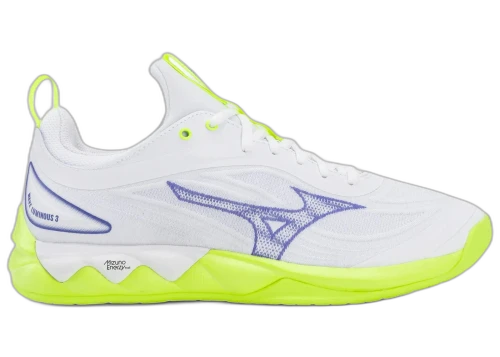 Mizuno Wave Luminous 3 White Lightning Yellow Dazzling Blue