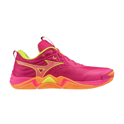 Mizuno WAVE MOMENTUM ELITE Magic Rattan Cushioning Slip Resistant Abrasion Resistant Low top Volleyball Shoes Unisex