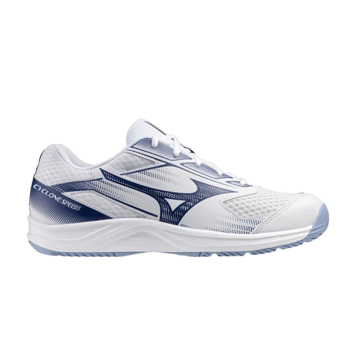Mizuno Cyclone Speed 5 White Bellwether Blue Bel Air Blue