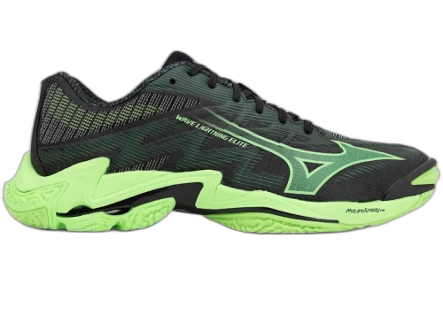 Mizuno Wave Lightning Elite Black Glowing Apple Mandarin Orange