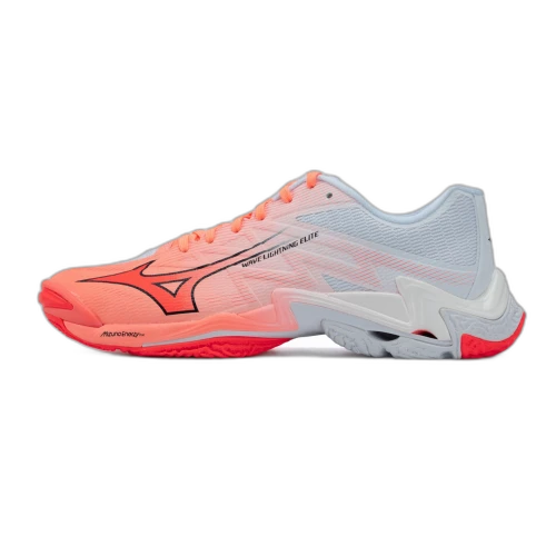 Mizuno Wave Lightning Volleyball Shoes Unisex Low Top Orange/White
