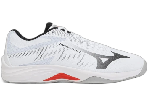 Mizuno Lightning Select White Black Fiery Red