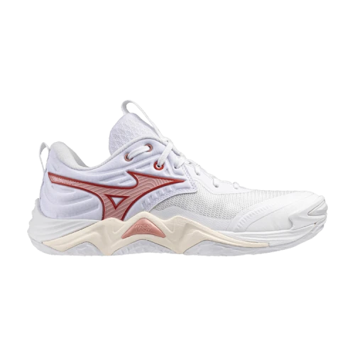 Mizuno WAVE MOMENTUM ELITE Support Volleyball Shoes Women's White Red