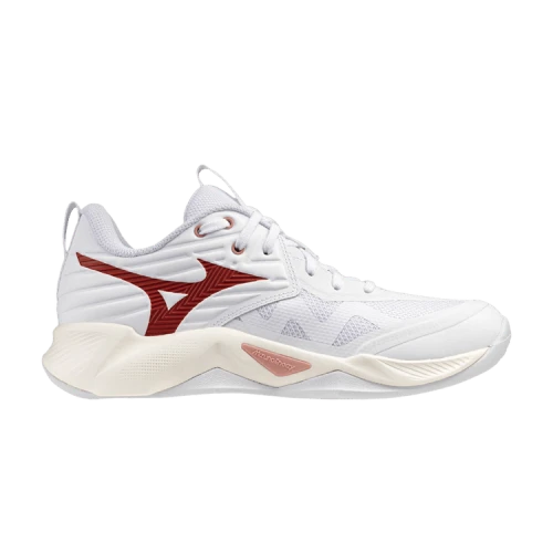 Mizuno WAVE MOMENTUM PRO Support Low top Volleyball Shoes Women's White Red