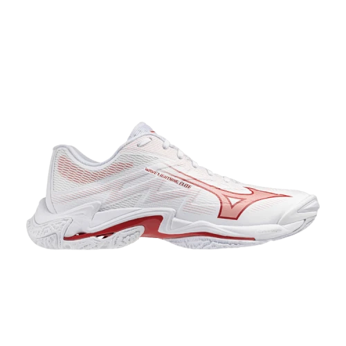 Mizuno Wave Lightning Volleyball Shoes Women's White Red