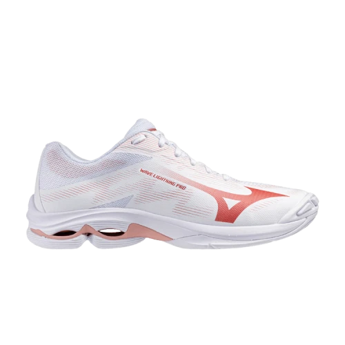 Mizuno Wave Lightning Volleyball Shoes Women's White Red
