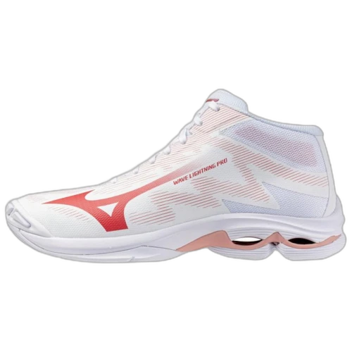Mizuno Wave Lightning Pro Mid White Rose Elegance Lava Falls (Women's)