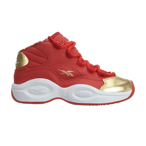 Reebok Question Mid Little Kids 'Scarlet Gold'