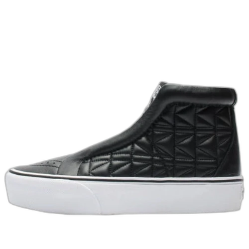 Vans SK8-Hi Laceless Platform Karl Lagerfeld Quilt 'Black White'
