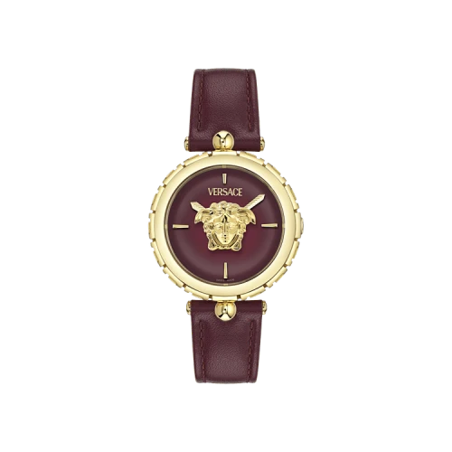 Versace Medusa Jewel Leather Watch 'Gold'