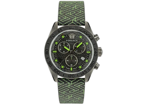 Versace Greca Dome Chrono Leather VE6K00223