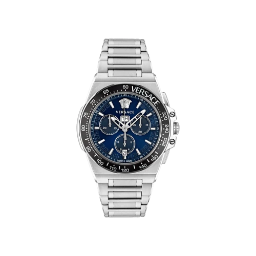 Versace Greca Extreme Chrono Bracelet Watch 'Stainless Steel'