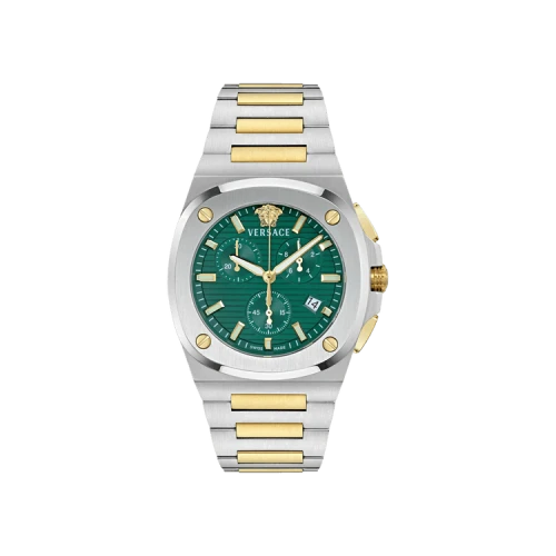 Versace Tolomeo Chrono Bracelet Watch 'Two Tone'