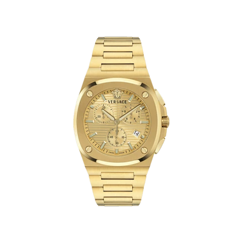 Versace Tolomeo Chrono Bracelet Watch 'Gold'